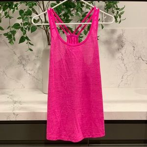 Pink work out top